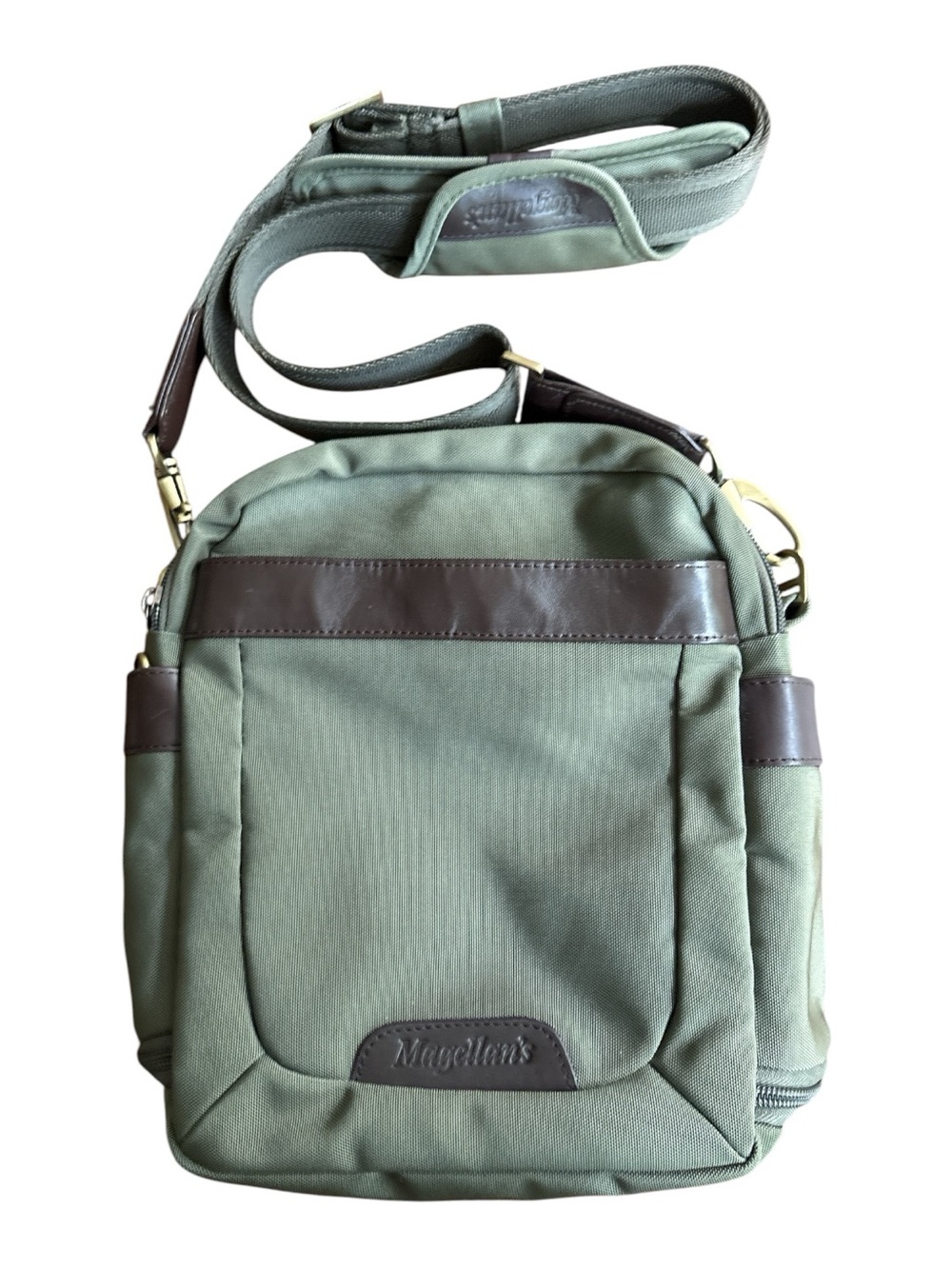MAGELLAN TRAVELON UNISEX CROSS BODY BAG ADJUSTABLE STRAP MULTI POCKETS RFID